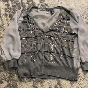 BLE Boutique crop cardigan